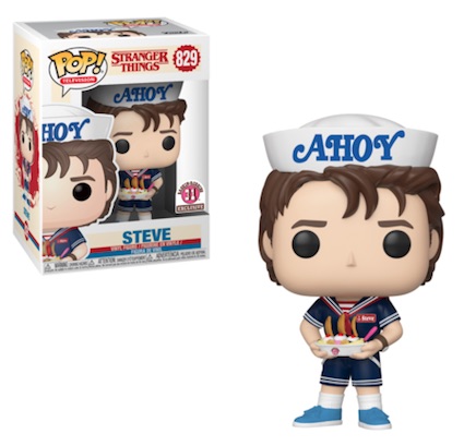 Funko Pop Stranger Things 829 Steve Ahoy with Ice Cream Baskin Robbins Exclusive new